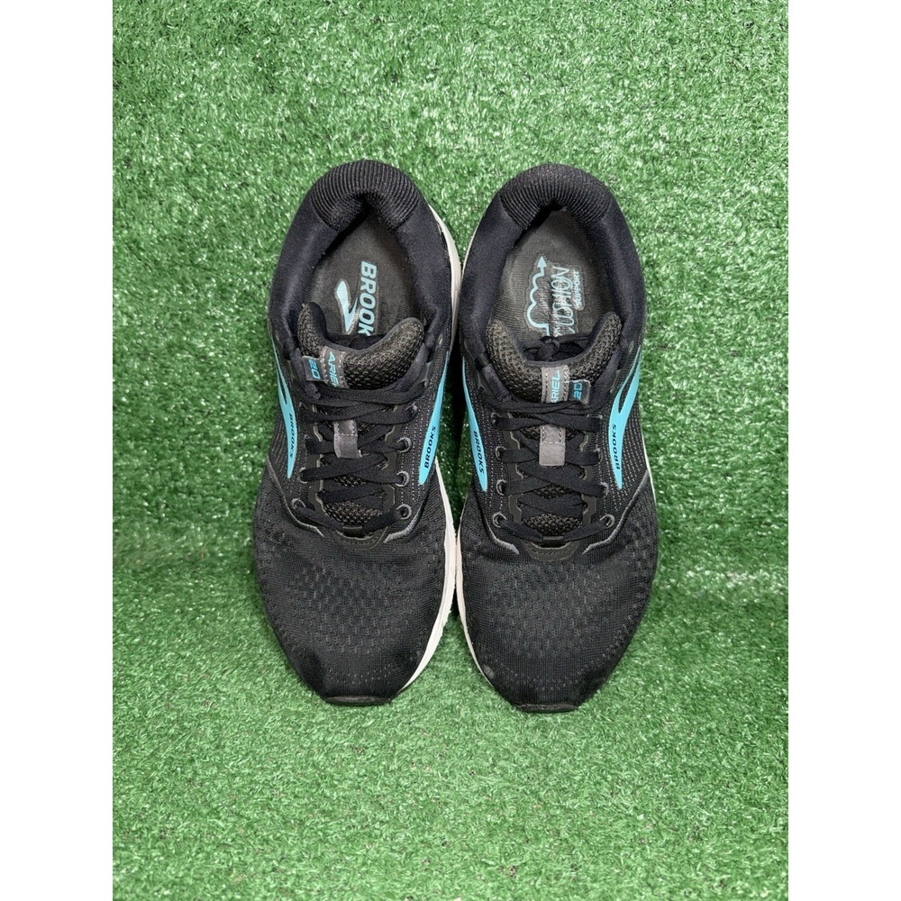 Brooks Women Size 10.5 Ariel 20 Black Blue Running Shoes Walking Comfort Sneaker - Picture 5 of 9